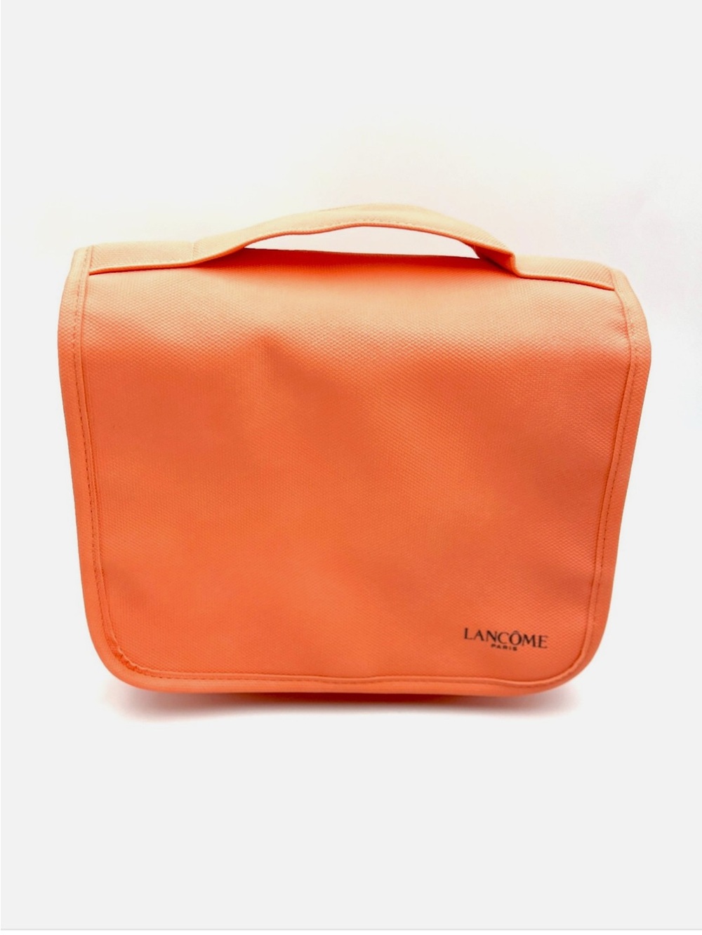 Lancôme Travel Toiletry Bag in Coral Orange